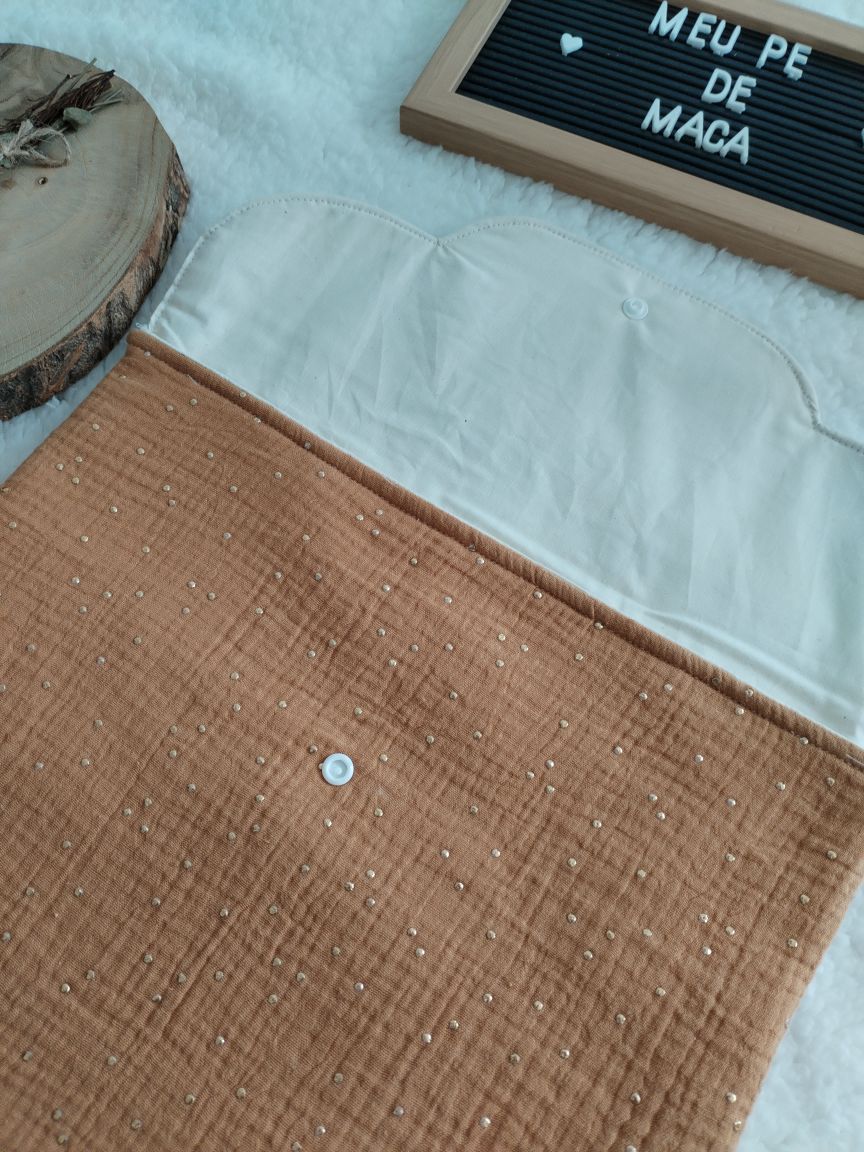 Bolsa Envelope - Primeira Roupinha - Animais Fofinhos - Meu Pé de Maçã 