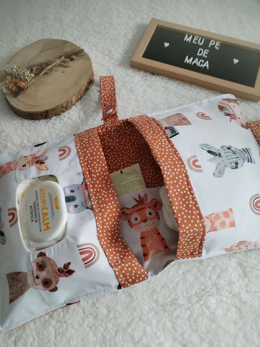 Bolsa 3 em 1 - Animais Arco Íris - Meu Pé de Maçã 