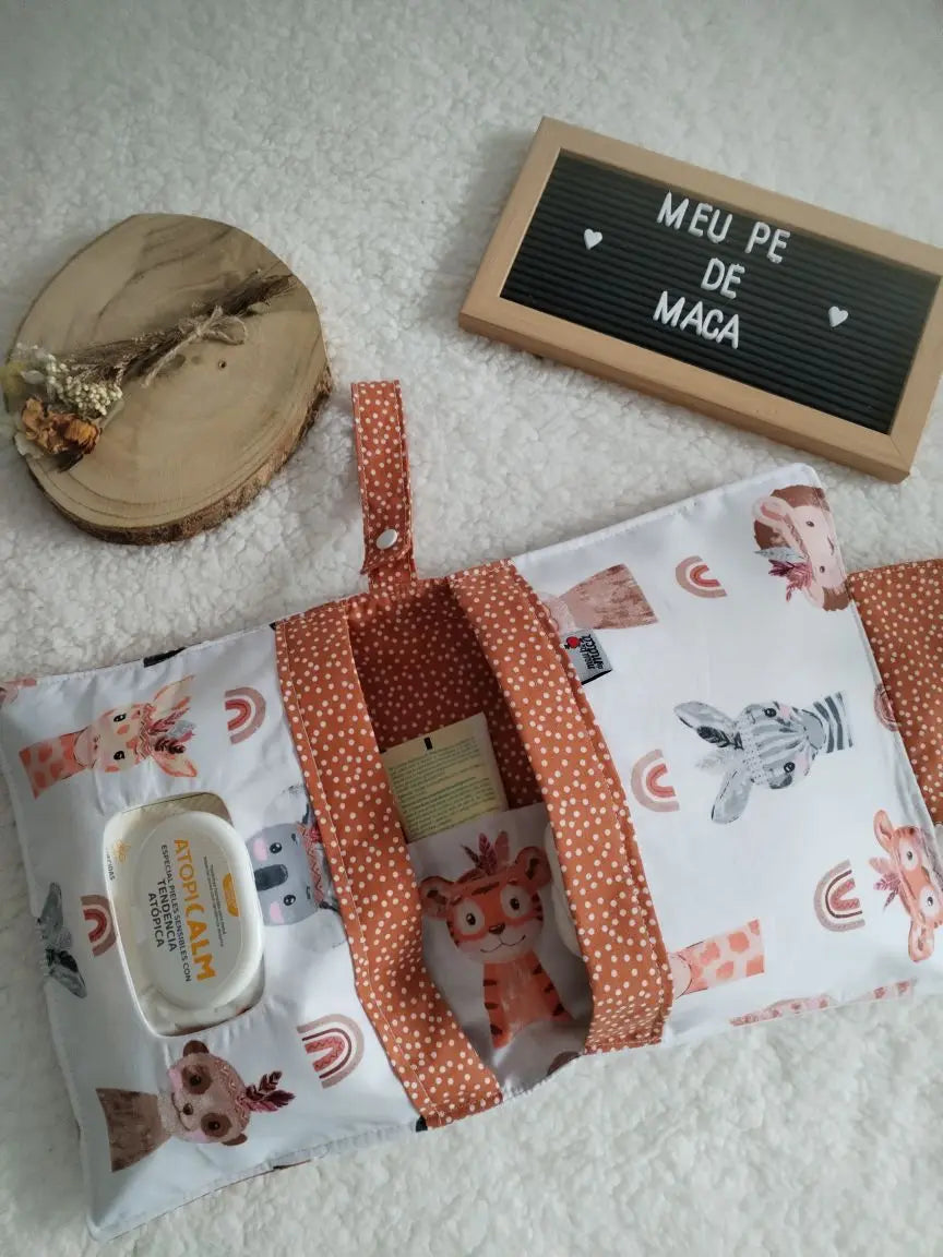 Bolsa 3 em 1 - Animais Arco Íris - Meu Pé de Maçã 