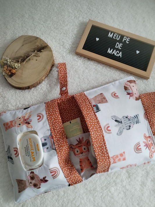 Bolsa 3 em 1 - Animais Arco Íris - Meu Pé de Maçã 