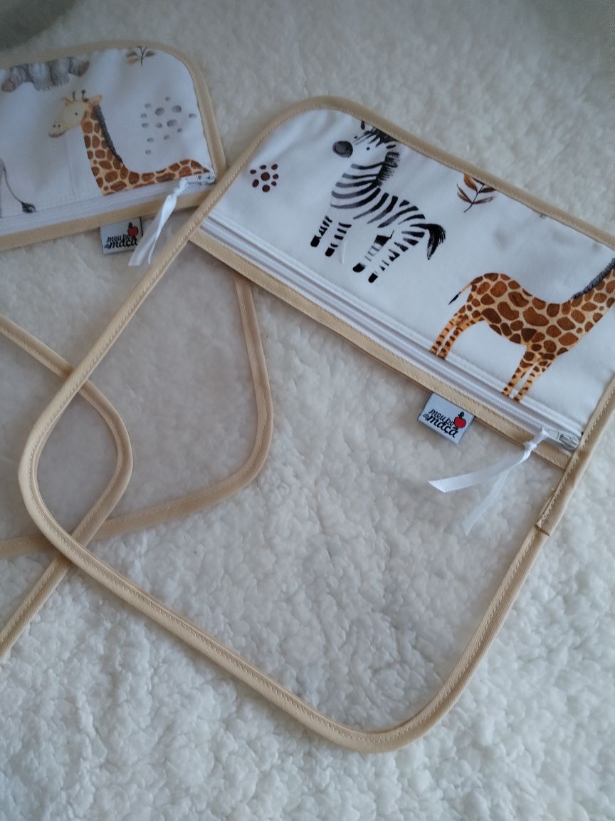 Conjunto 3 saquinhos transparentes - Animais da Selva - Meu Pé de Maçã 