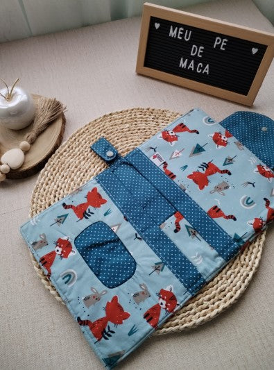 Bolsa 3 em 1 - Raposinhas - Meu Pé de Maçã 