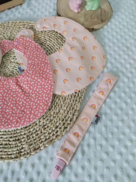 Conjunto Babetes e Fita da Chucha - Meu Pé de Maçã 