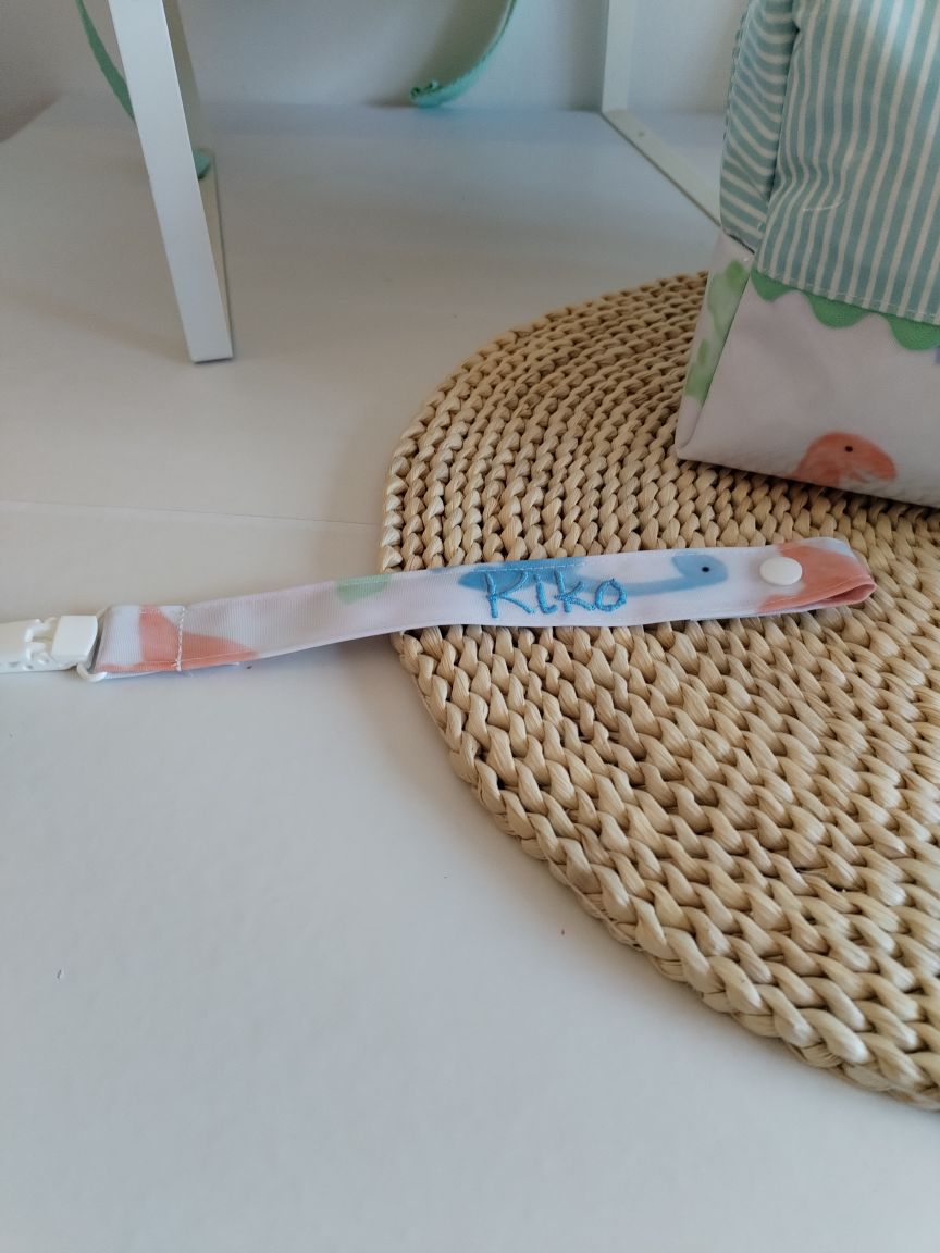 Fita-Prende Chupeta Plastificada Personalizada - Escolhe o teu padrão preferido