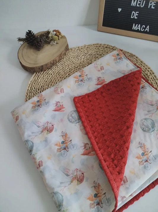 Mantinha Meia-Estação - Balões de Ar Quente Meu Pé de Maçã