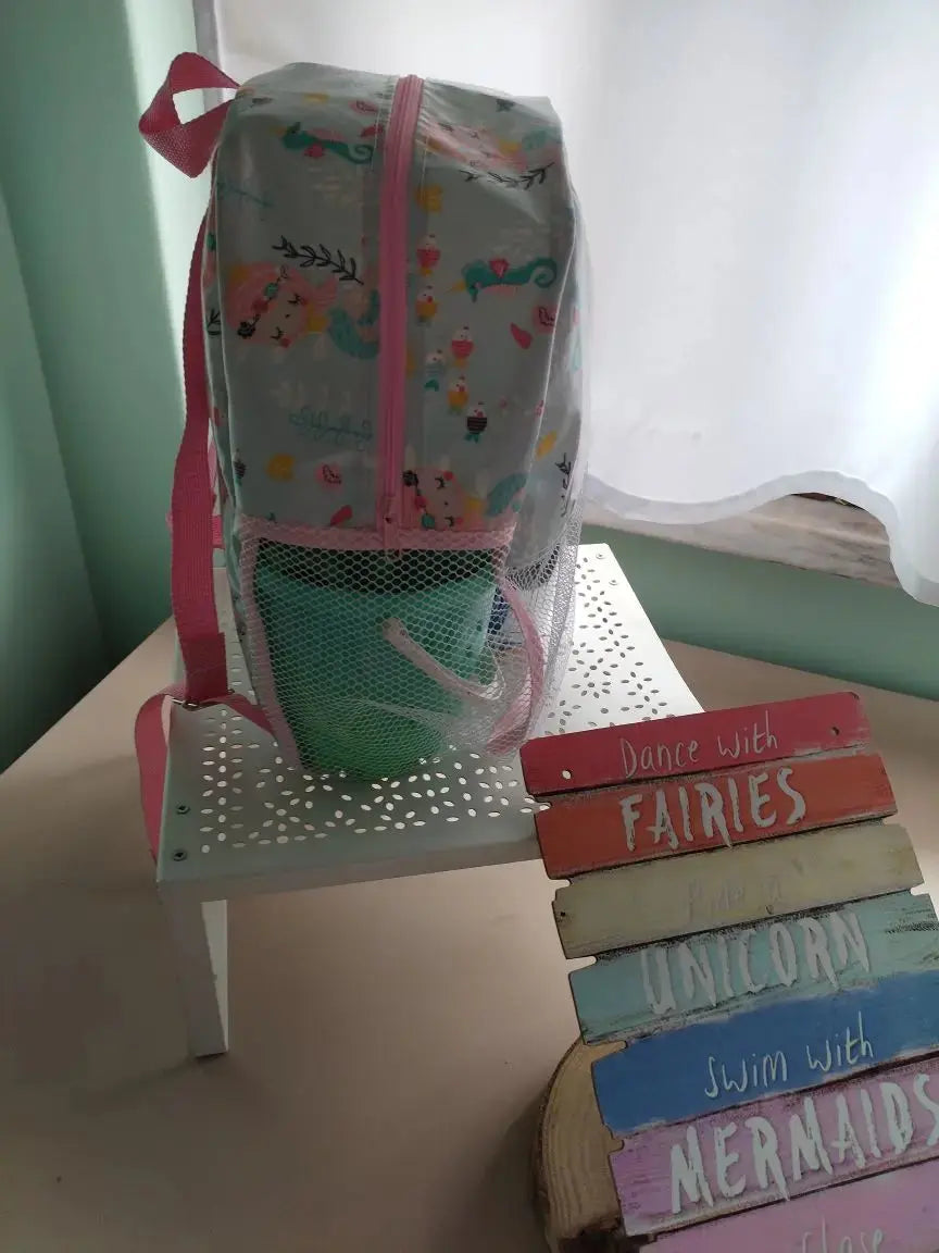  Mochila praia rede criança – brinquedos praia e piscina
