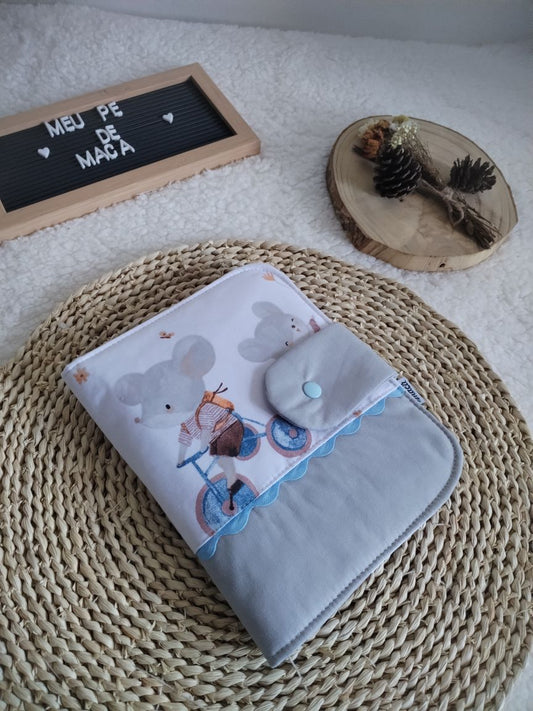 Porta Documentos do Bebé - Ratinhos - Meu Pé de Maçã 