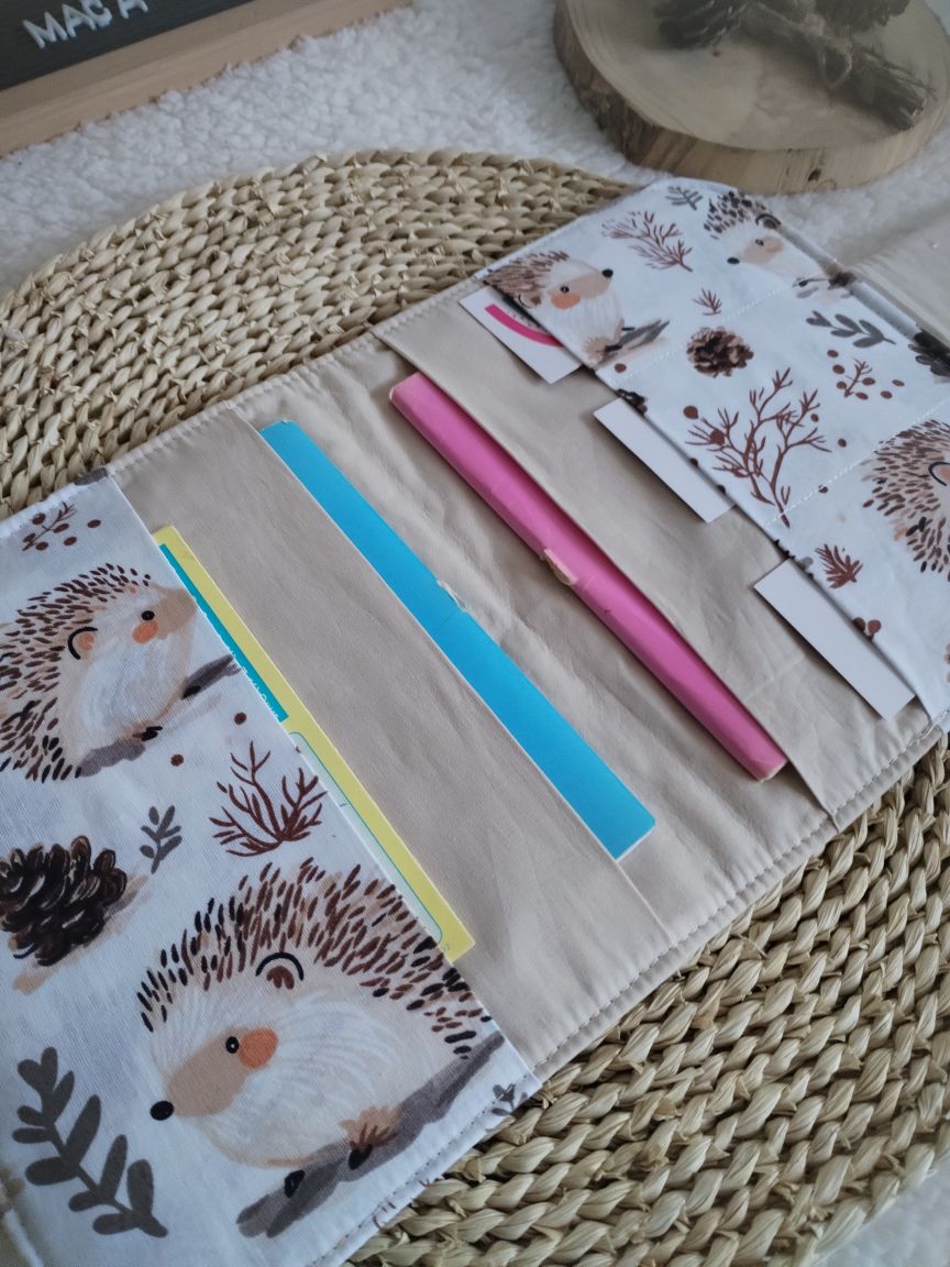 Porta Documentos do Bebé - Ouriços Fofinhos - Meu Pé de Maçã 