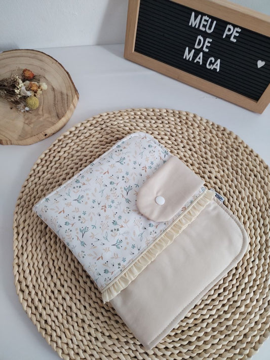 Porta documentos bebé artesanal em tecido