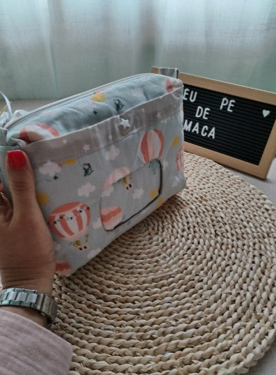 Bolsa Organizadora Balões Ar Quente - Meu Pé de Maçã 