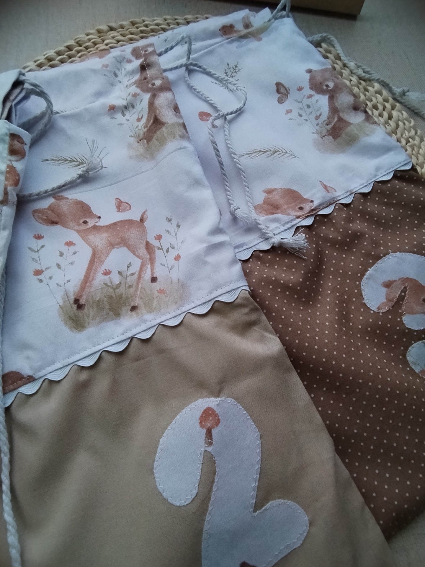 Conjunto sacos para a roupa do bebé - Animais fofinhos - Meu Pé de Maçã 