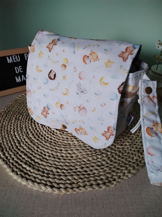 Atenção aos Detalhes - Bolsa para Fraldas e Toalhitas - Escolha o tecido - Meu Pé de Maçã 