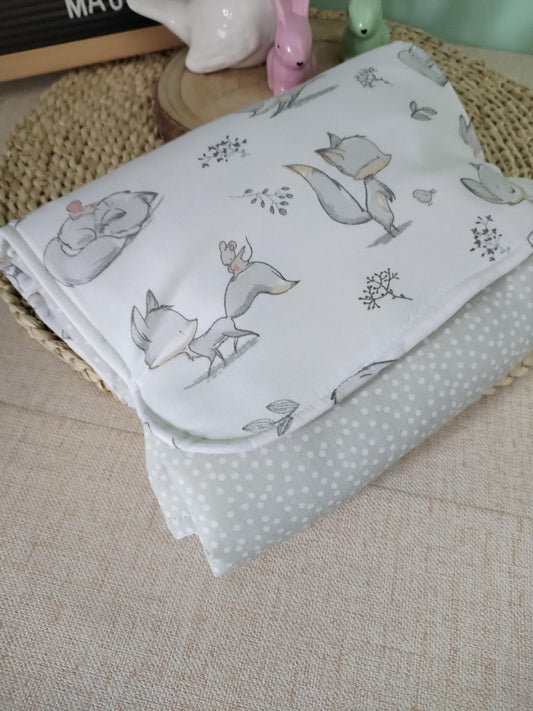 Muda Fraldas Raposinhas Fofinhas - Meu Pé de Maçã 