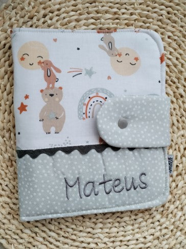 Porta Documentos com nome Mateus - Meu Pé de Maçã 