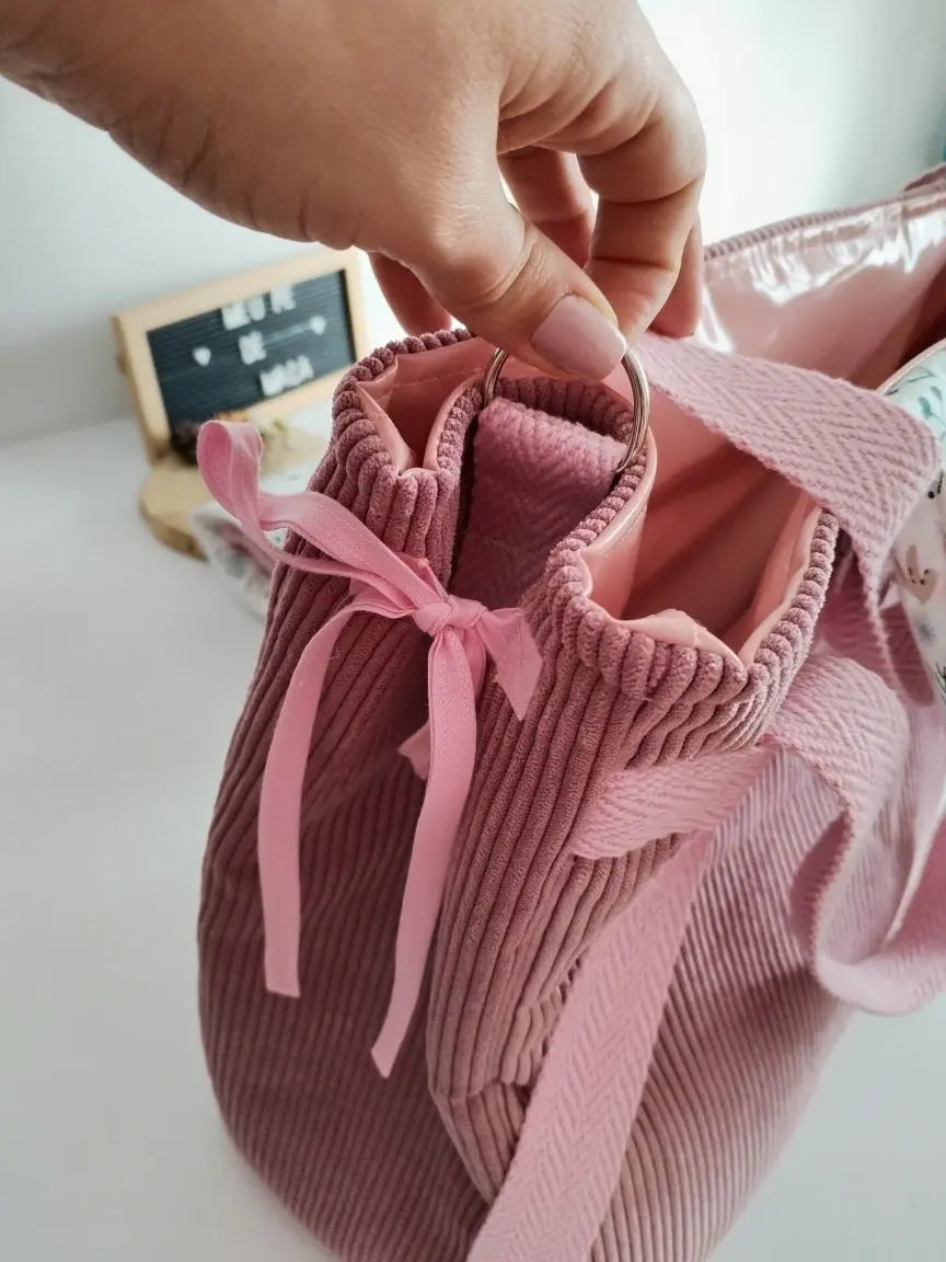 Mala - Mochila Maternidade - Escolha os tecidos Meu Pé de Maçã