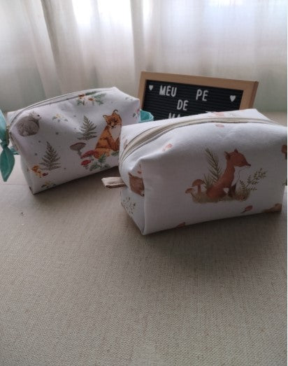 Atenção aos Detalhes - Necessaire Box - Escolha o tecido - Meu Pé de Maçã 