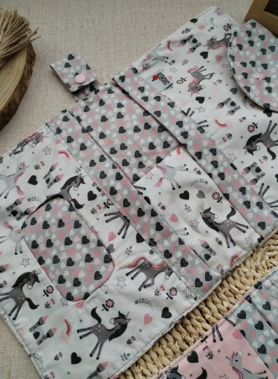 Conjunto Porta Documentos, Fita e Bolsa da Chupeta - Meu Pé de Maçã 