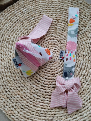 Conjunto Bolsinha e Fita Chucha - Koala - Meu Pé de Maçã 