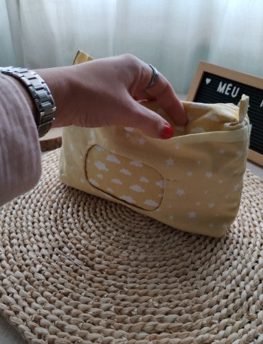 Bolsa Organizadora Amarela - Meu Pé de Maçã 