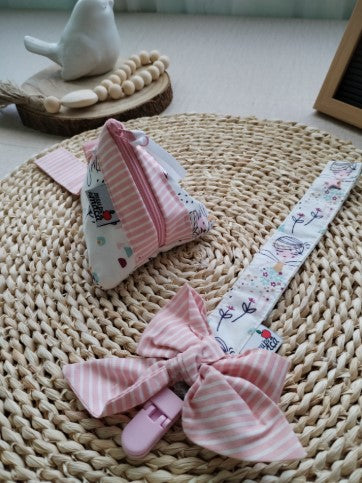 Conjunto Bolsinha e fita Chucha - Fadinhas - Meu Pé de Maçã 
