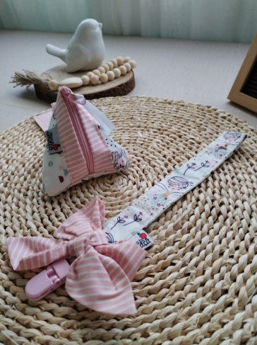 Conjunto Bolsinha e fita Chucha - Fadinhas - Meu Pé de Maçã 