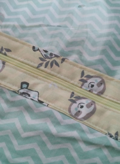 Bolsa para as fraldas e toalhitas - Pandinhas - Meu Pé de Maçã 