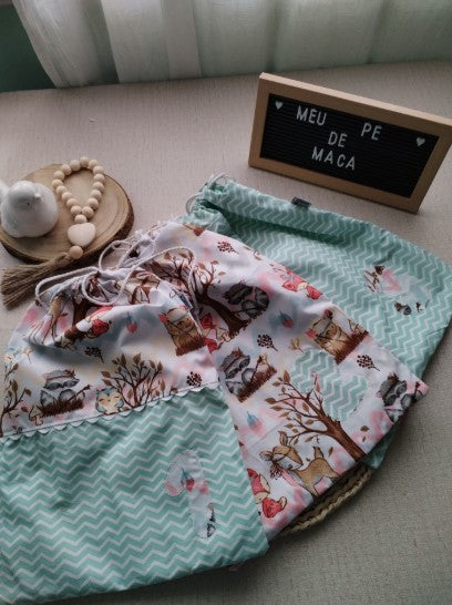Saquinhos de tecido para a roupa do seu bebé - Escolha o Padrão - Meu Pé de Maçã 