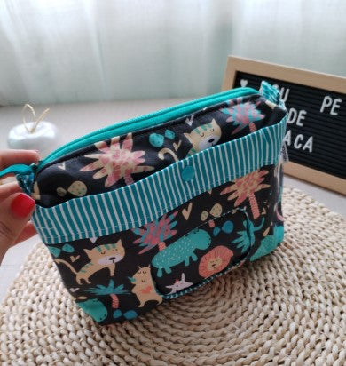 Bolsa Organizadora Animais da Selva - Meu Pé de Maçã 