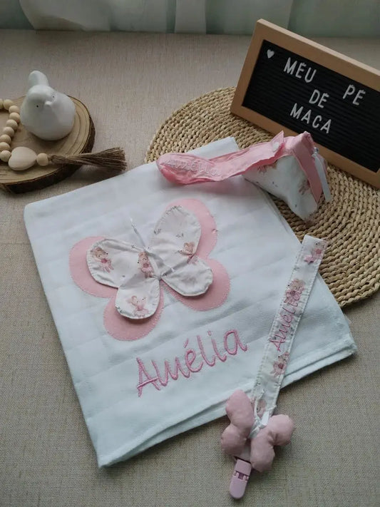 Fralda Borboleta - Meu Pé de Maçã 