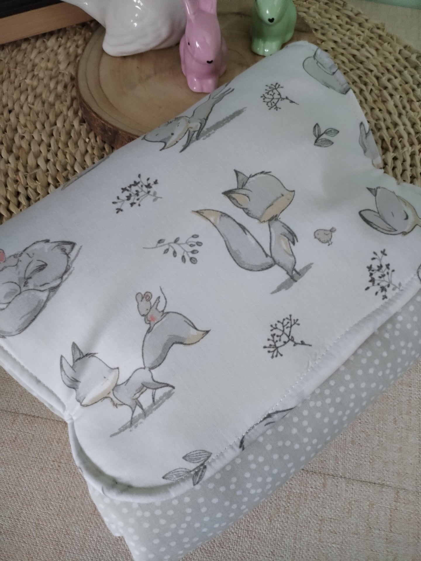 Muda Fraldas Raposinhas Fofinhas - Meu Pé de Maçã 