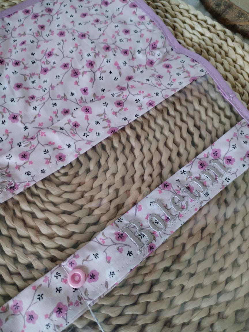 Bolsa para Documentos da Gravidez – Feita à Mão com Carinho - Floral - Meu Pé de Maçã 