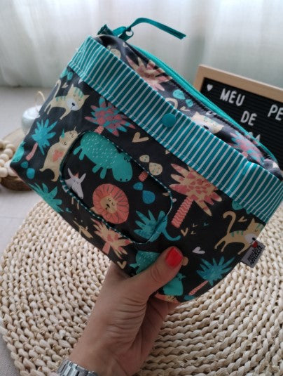 Bolsa Organizadora Animais da Selva - Meu Pé de Maçã 