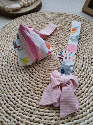 Conjunto Bolsinha e Fita Chucha - Koala - Meu Pé de Maçã 